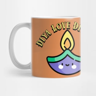 Diya Love Diwali pun Mug